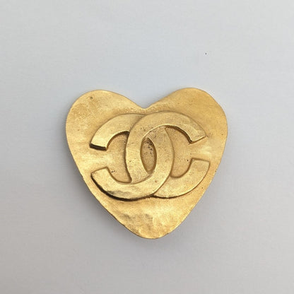Chanel Single Earring CC Logo Gold Vintage