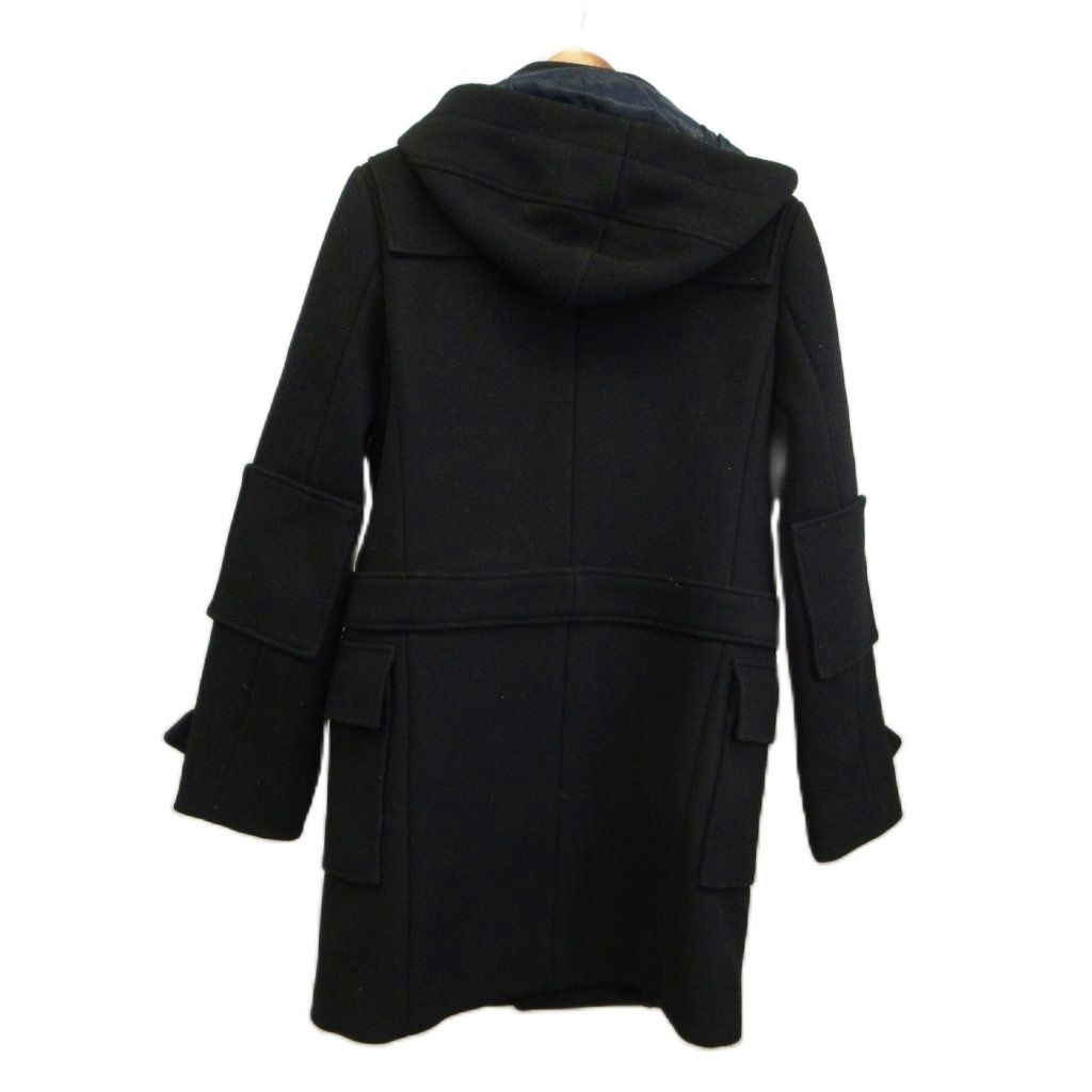 Balenciaga United Arrows Custom Made Duffle Coat Outer Wool Middle Hood — view 2