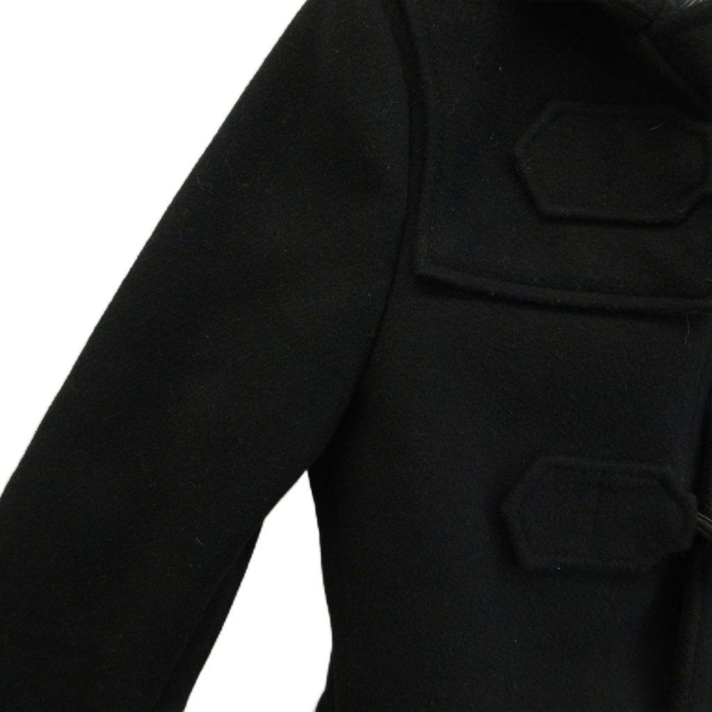 Balenciaga United Arrows Custom Made Duffle Coat Outer Wool Middle Hood — view 6