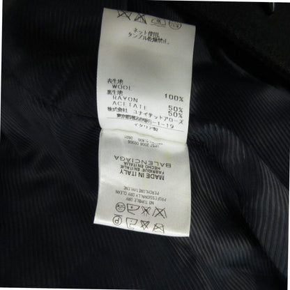 Balenciaga United Arrows Custom Made Duffle Coat Outer Wool Middle Hood — view 4