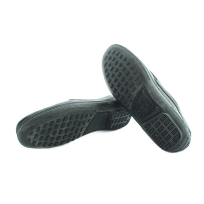 Gucci Loafers Leather Horsebit Square Toe Logo Black 6.5 — view 6