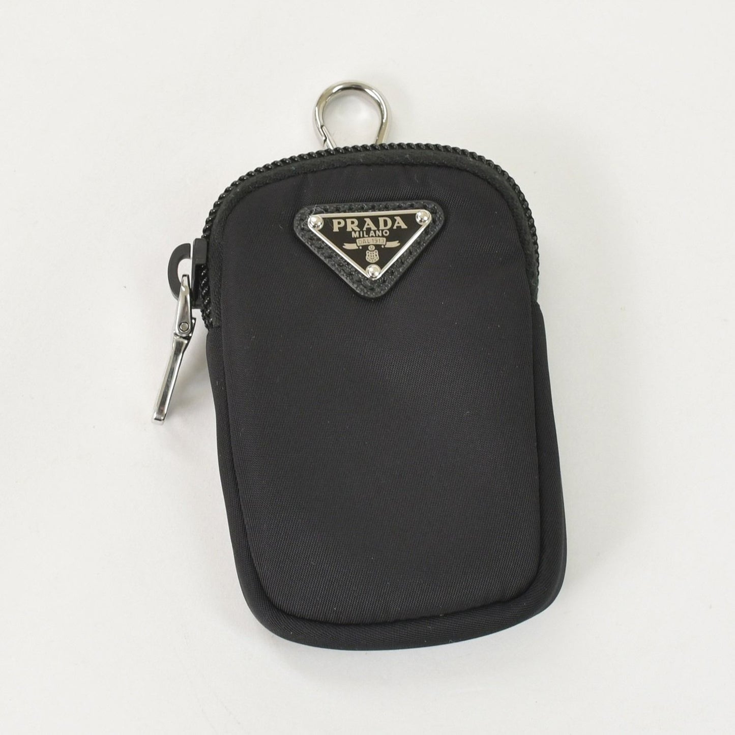 Prada Nylon Shoulder Bag Re-Nylon Black Pouch — view 8
