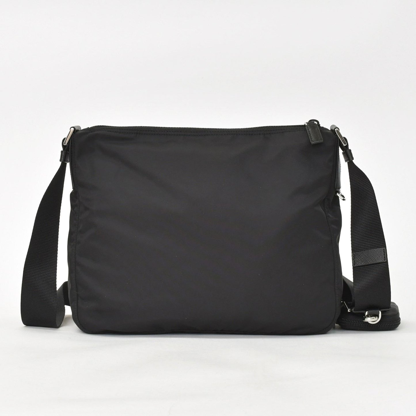 Prada Nylon Shoulder Bag Re-Nylon Black Pouch — view 3