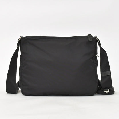 Prada Nylon Shoulder Bag Re-Nylon Black Pouch — view 3