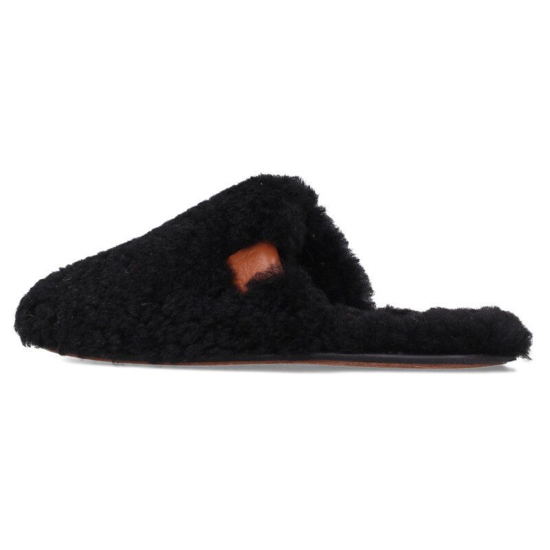 Loewe Fleece Slide Sandals — view 2