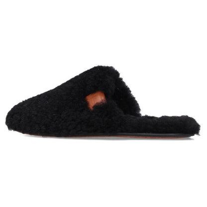 Loewe Fleece Slide Sandals — view 2