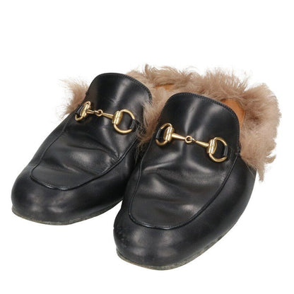Gucci Princetown Horsebit Fur Slippers