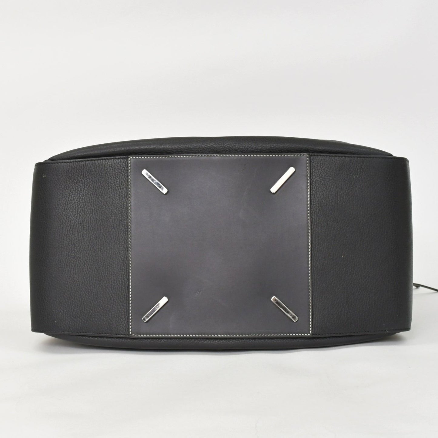 Loewe Hammock Large Shoulder Bag Leather Black Silver — view 7