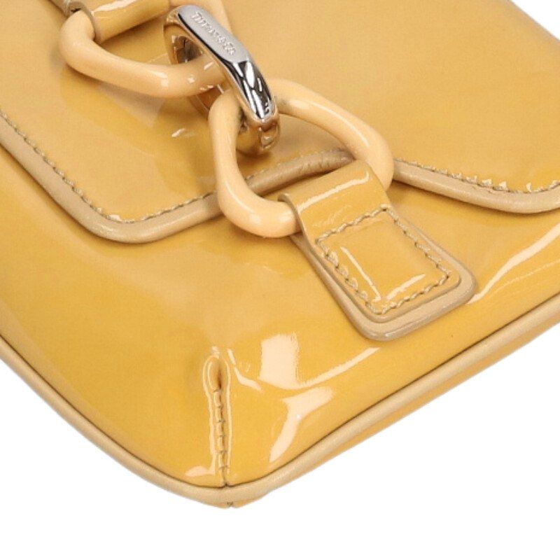 Tiffany & Co Patent Chain Shoulder Handbag — view 4