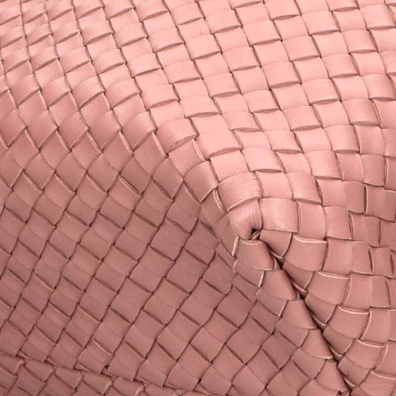 Bottega Veneta Cava Intrecciato Leather Handbag — view 3