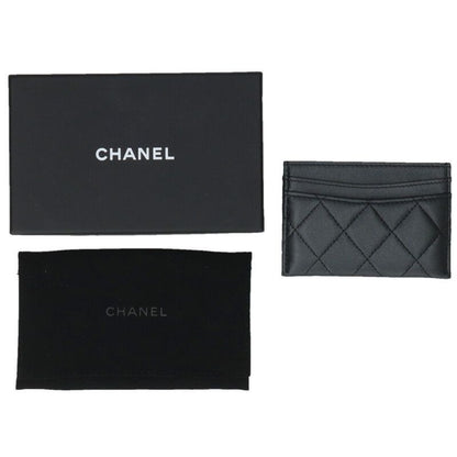 Chanel Quilted So Black Lambskin Card Case — view 3