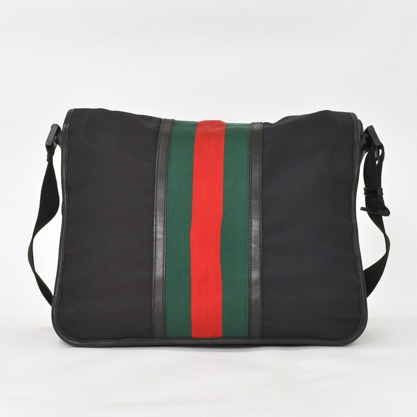 Gucci Guuci Shoulder Bag Sherry Line Black GG Logo — view 3