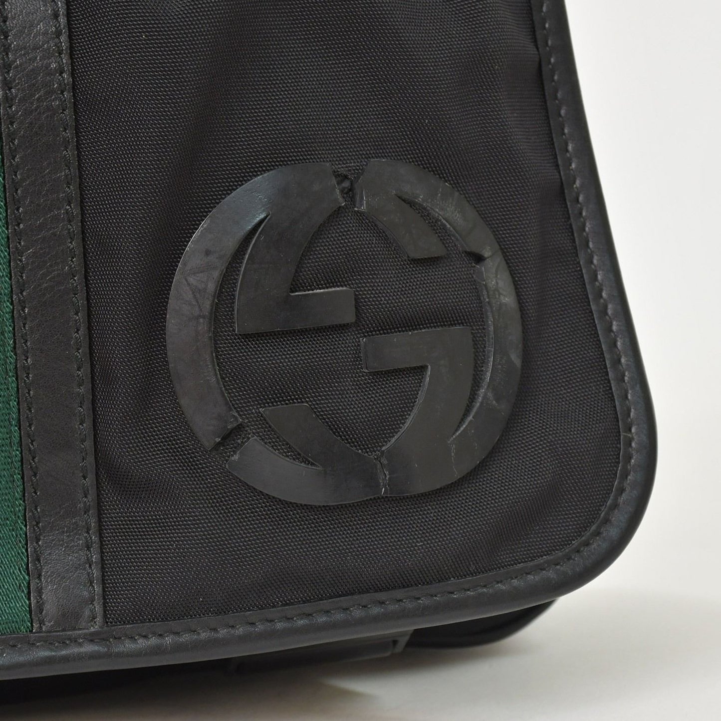 Gucci Guuci Shoulder Bag Sherry Line Black GG Logo — view 6