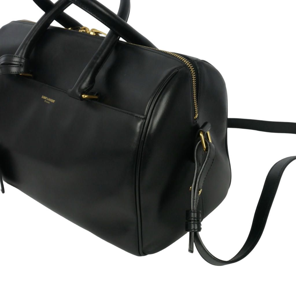 Saint Laurent Paris Duffle 6 Mini Boston Shoulder Bag 2-Way Black — view 4