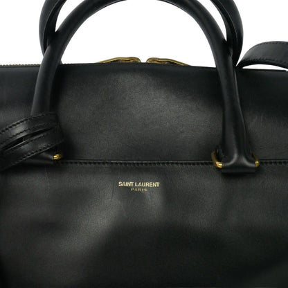 Saint Laurent Paris Duffle 6 Mini Boston Shoulder Bag 2-Way Black — view 3