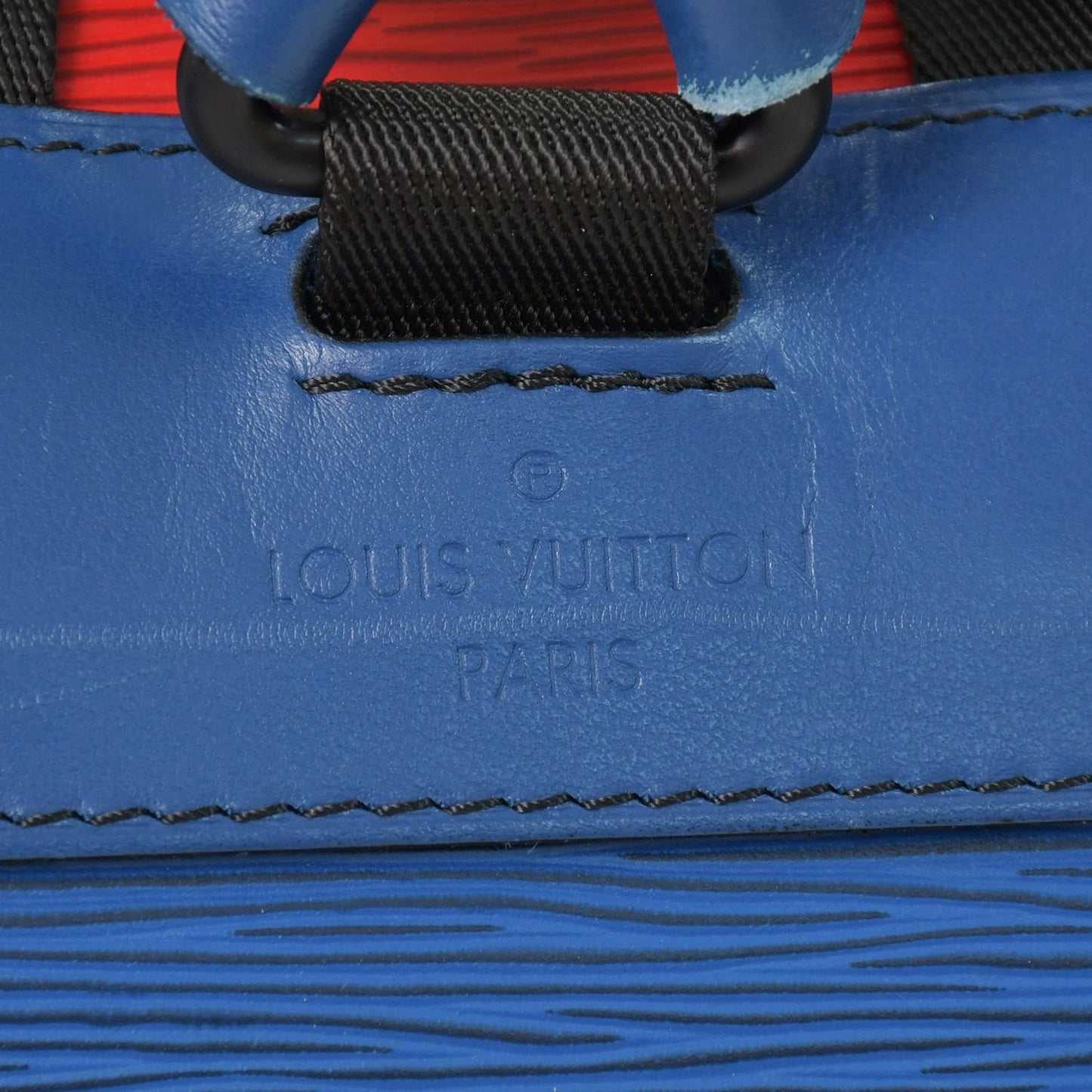Louis Vuitton Epi Christopher PM Backpack Blue Red Green — view 5
