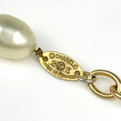 Chanel Faux Pearl Necklace 5 Row Choker White — view 7