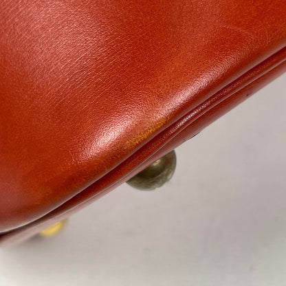 Hermes Bolide 35 2-Way Handbag Box Calf Red Brown — view 3