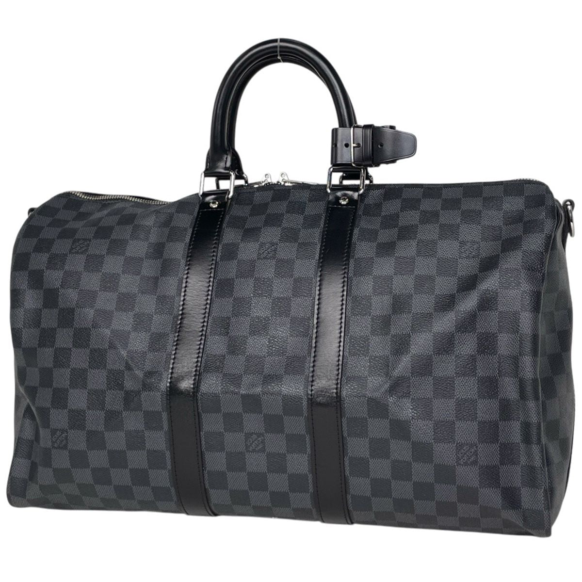 Louis Vuitton Keepall Bandouliere 45 Boston Bag Damier Graphite Noir