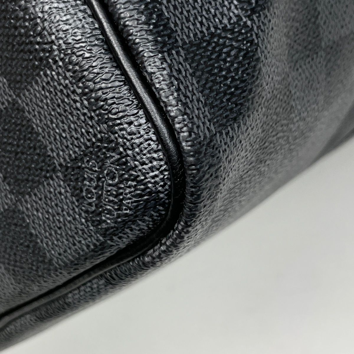 Louis Vuitton Keepall Bandouliere 45 Boston Bag Damier Graphite Noir — view 3