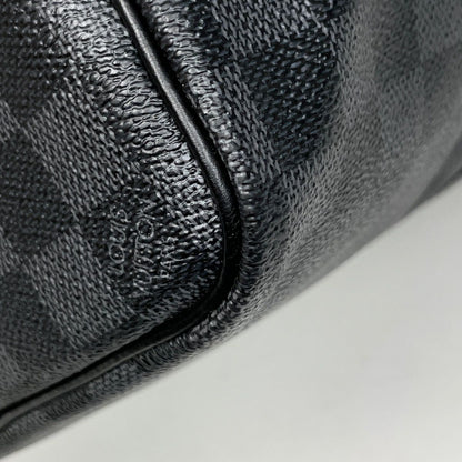 Louis Vuitton Keepall Bandouliere 45 Boston Bag Damier Graphite Noir — view 3
