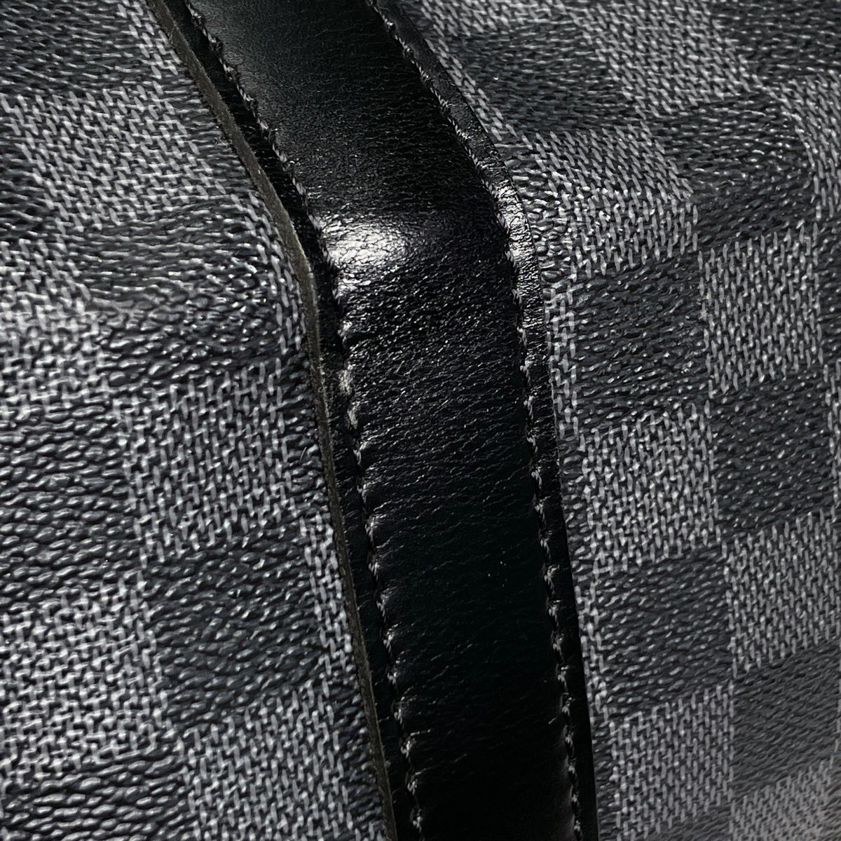 Louis Vuitton Keepall Bandouliere 45 Boston Bag Damier Graphite Noir — view 4