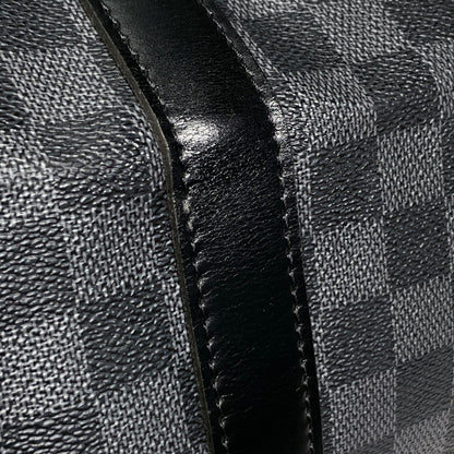 Louis Vuitton Keepall Bandouliere 45 Boston Bag Damier Graphite Noir — view 4