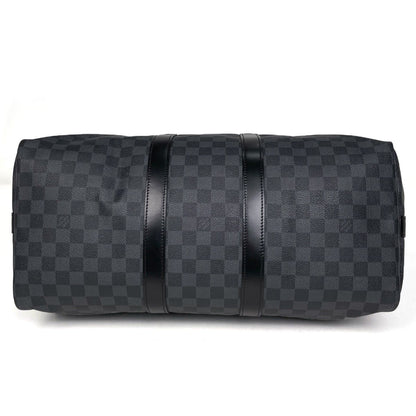 Louis Vuitton Keepall Bandouliere 45 Boston Bag Damier Graphite Noir — view 2