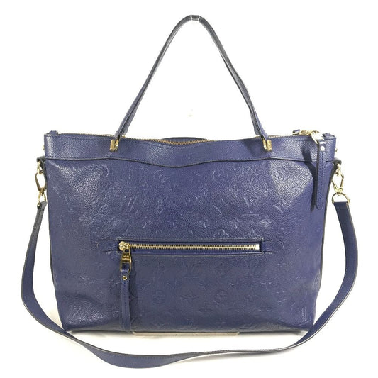 Louis Vuitton Shoulder Bag Bastille MM Monogram Empreinte Leather Iris