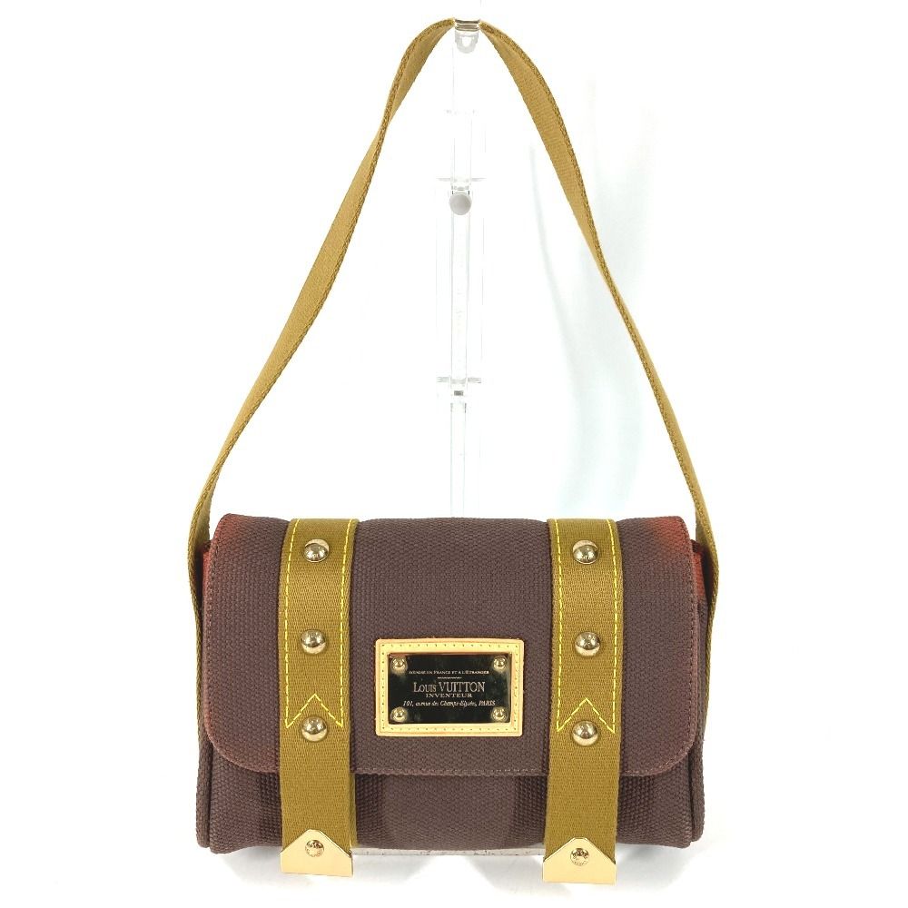 Louis Vuitton Shoulder Bag Sac Mule Canvas Brown