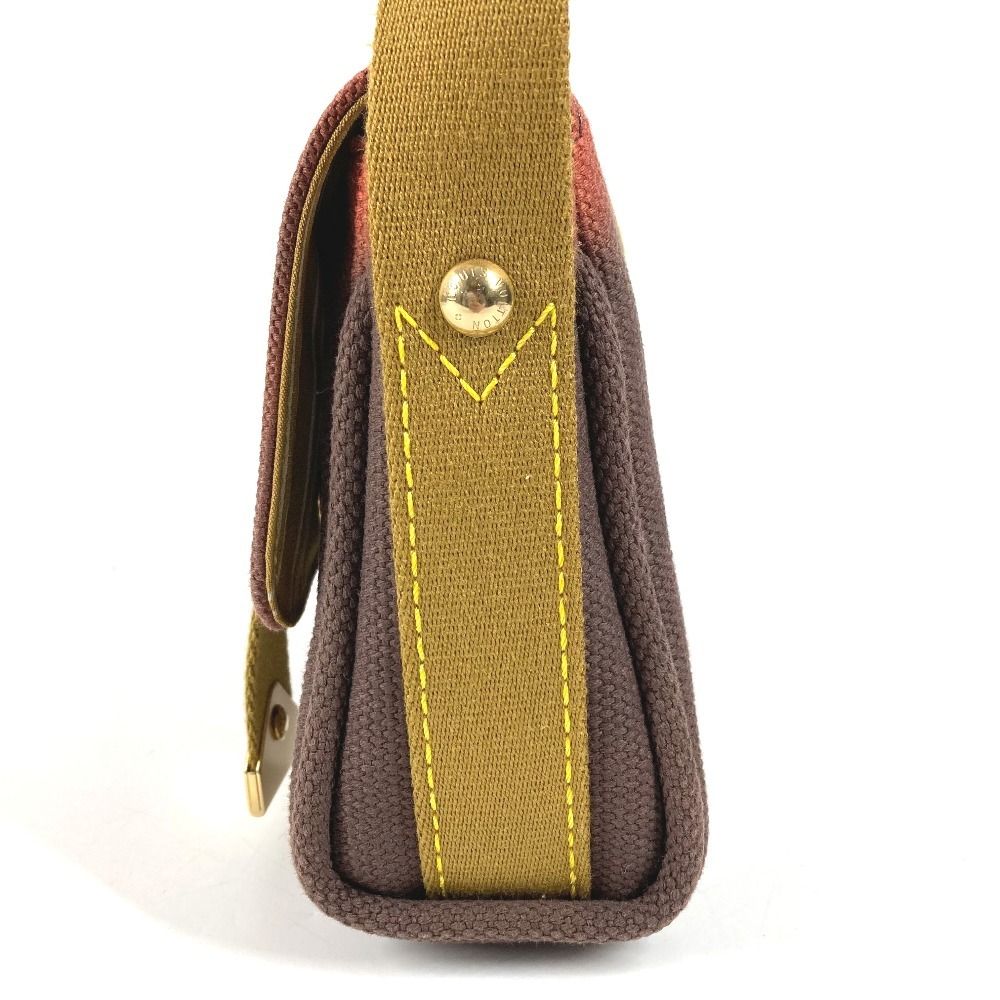 Louis Vuitton Shoulder Bag Sac Mule Canvas Brown — view 3