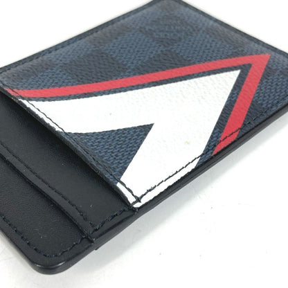 Louis Vuitton Card Case Holder ID Damier Eco Balt Canvas Navy — view 6