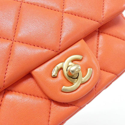 Chanel Shoulder Bag Orange — view 5