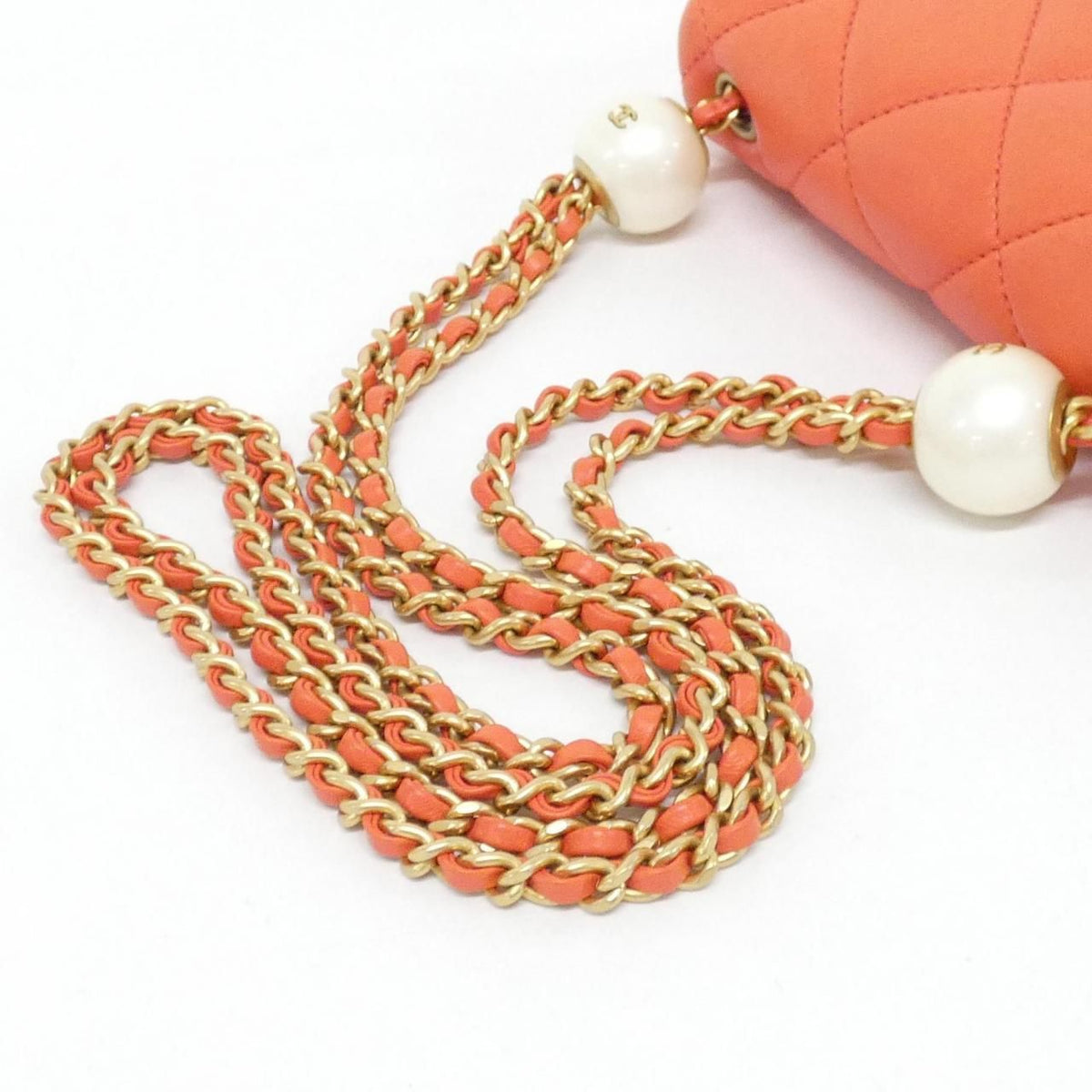 Chanel Shoulder Bag Orange — view 6