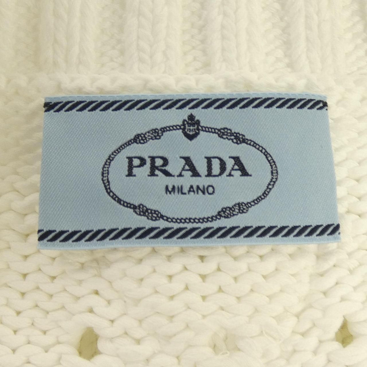 Prada Knit Sweater White — view 4