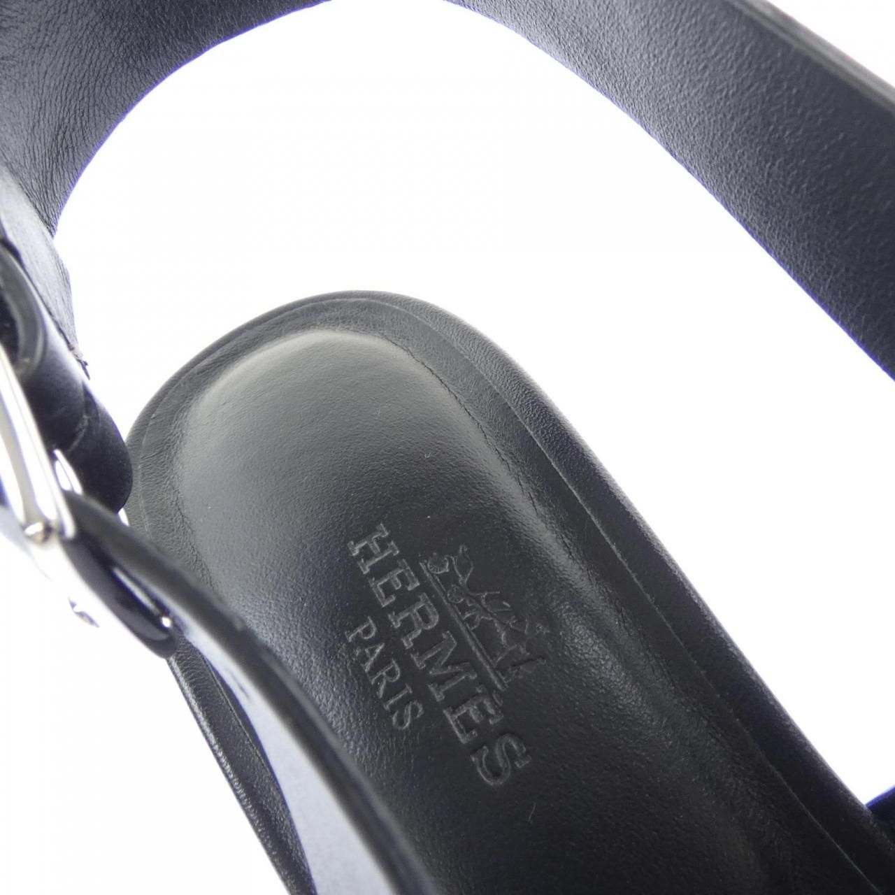 Hermes Elbe H-Cut Detail Sandals — view 6