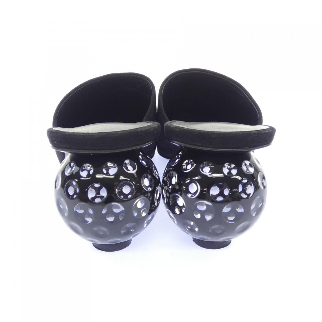 Hermes Sandals Black — view 5