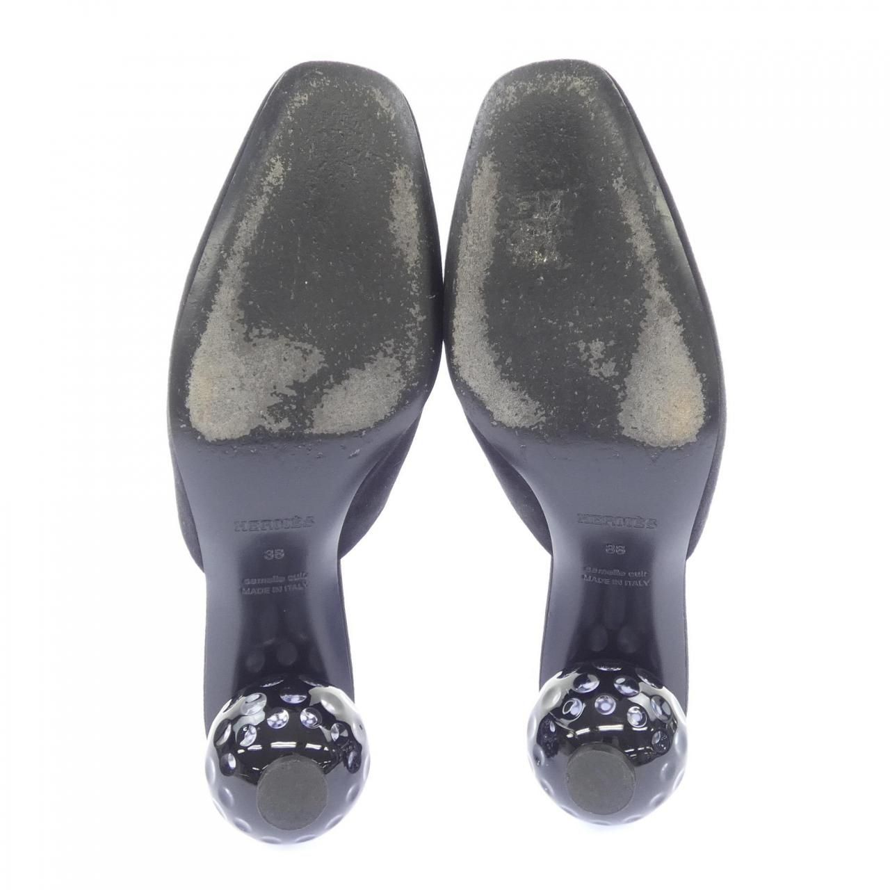 Hermes Sandals Black — view 4