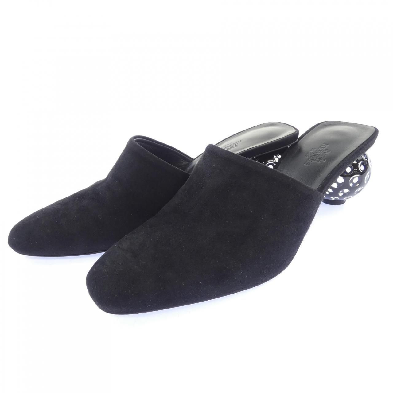 Hermes Sandals Black — view 3