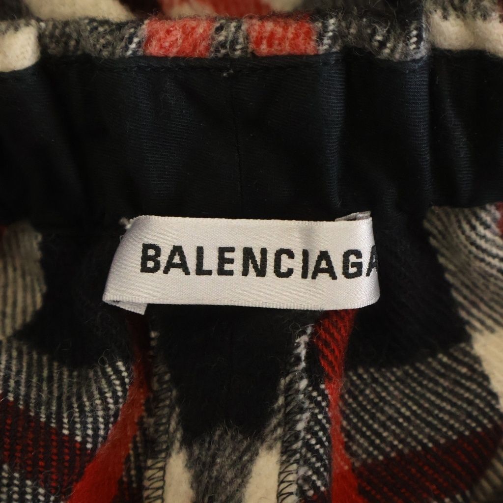 Balenciaga Plaid Cotton Sweatpants — view 6