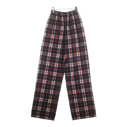 Balenciaga Plaid Cotton Sweatpants