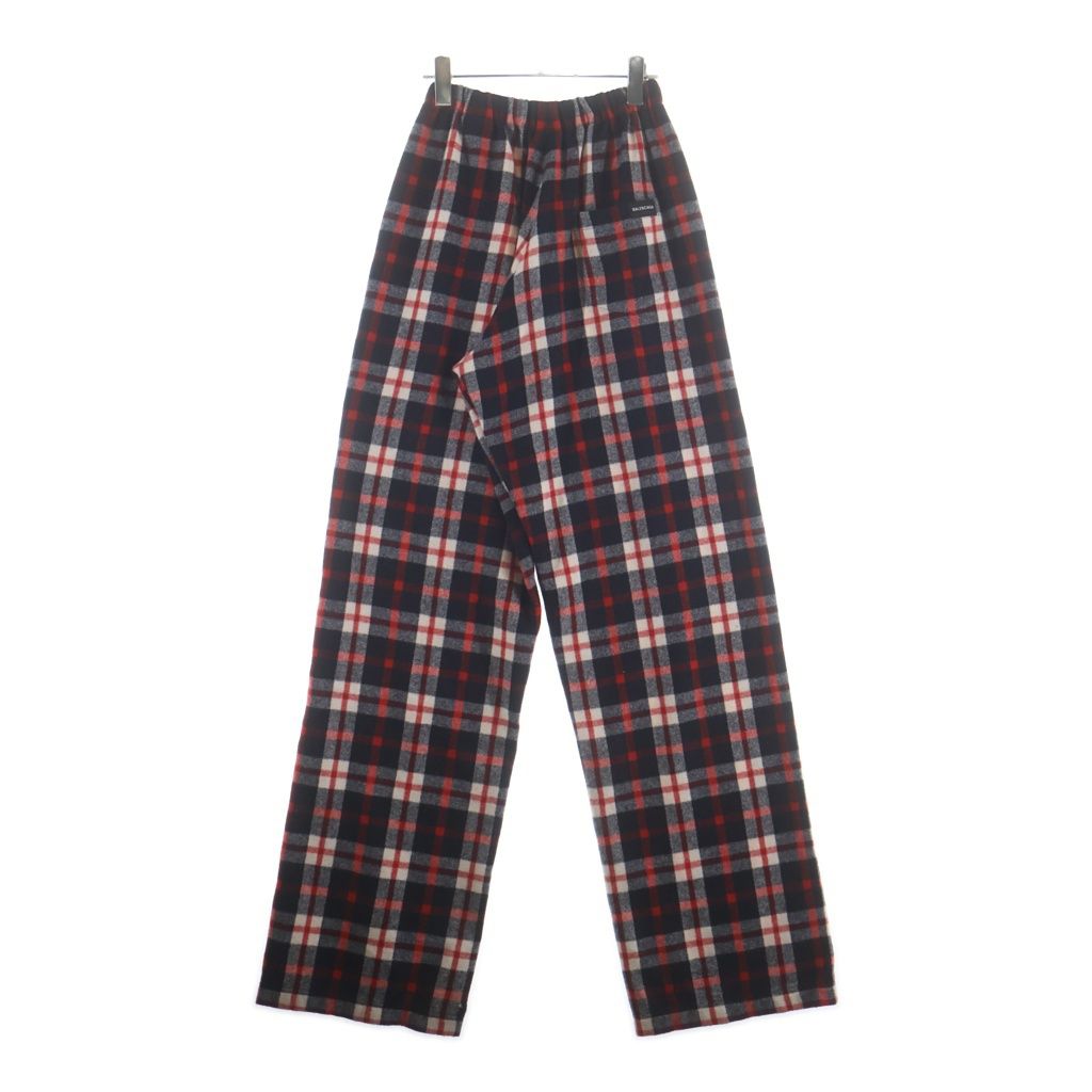 Balenciaga Plaid Cotton Sweatpants — view 2