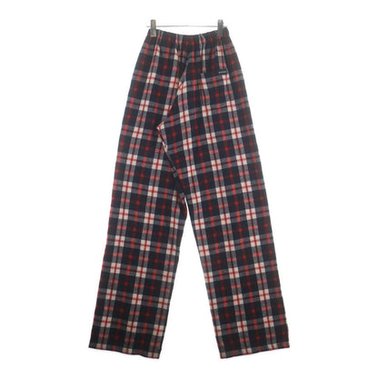 Balenciaga Plaid Cotton Sweatpants — view 2