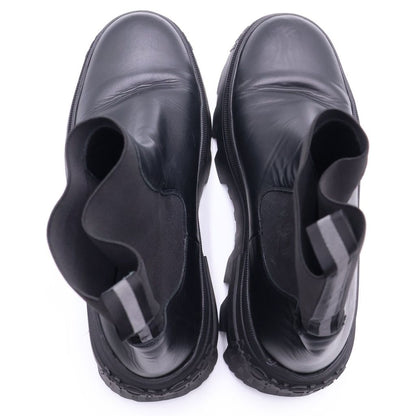 Moncler Neue Chelsea Side Gore Leather Boots Black — view 4
