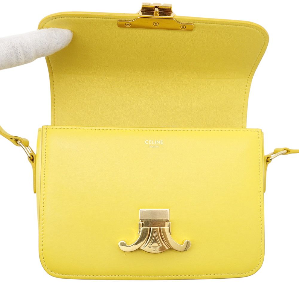 Celine Shoulder Bag Teen Triomphe Leather — view 5