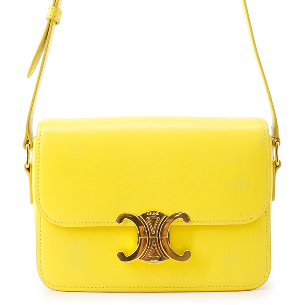 Celine Shoulder Bag Teen Triomphe Leather