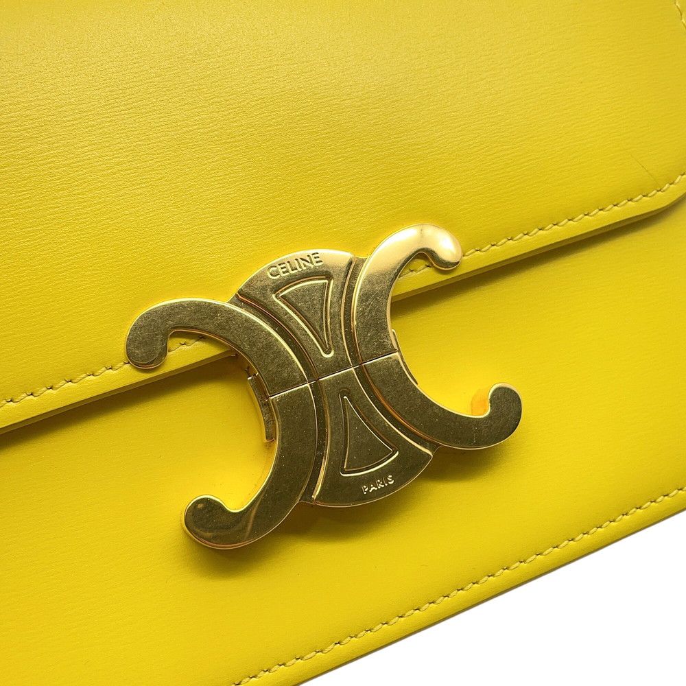 Celine Shoulder Bag Teen Triomphe Leather — view 7