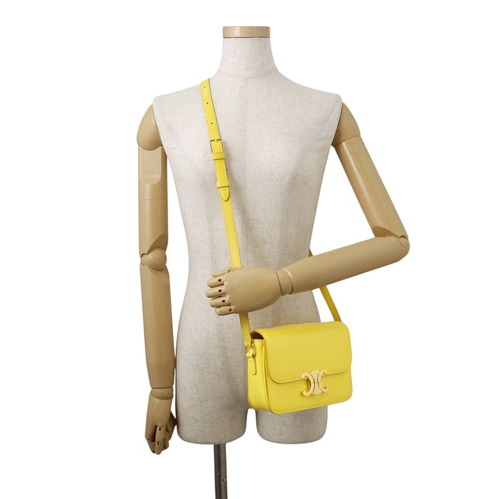 Celine Shoulder Bag Teen Triomphe Leather — view 4