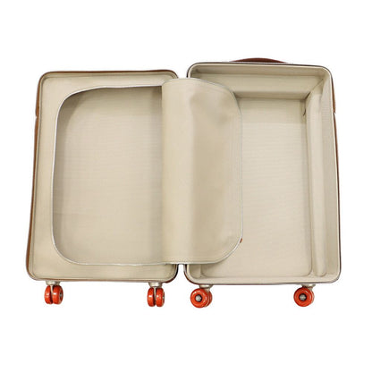 Hermes Carry Case Low Mobility Suitcase Gold Silver Toile H Taurillon — view 5