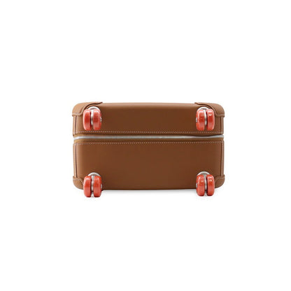 Hermes Carry Case Low Mobility Suitcase Gold Silver Toile H Taurillon — view 3